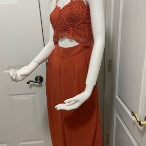 Beautiful pants attached to tops . Summer clothes